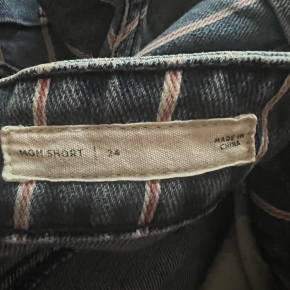 Jean shorts by Pacsun size 24 blue with red and white stripes - Picture 4 of 4